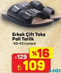 JUNO ERKEK ÇİFT TOKA POLİ TERLİK